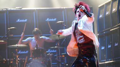 Yungblud performs during the 2021 MTV Europe Music Awards